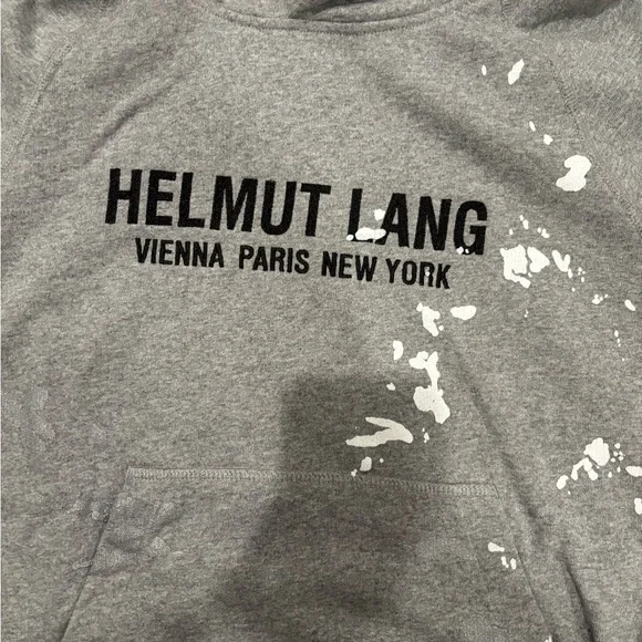 Helmut Lang Paint Splatter Hoodie - Picture 2 of 4